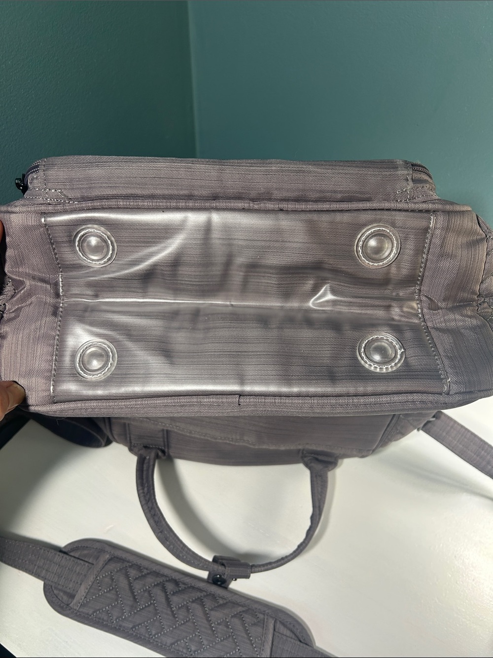 Lug Mini Puddle Jumper Bag in Heather Gray - Picture 7 of 7